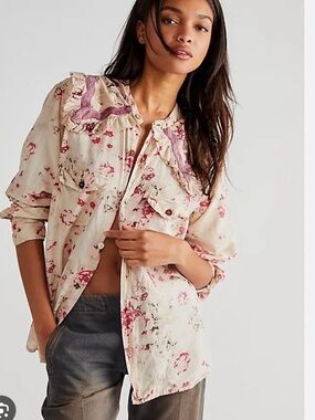 Magnolia Pearl western Rossetti Blouse - NWOT